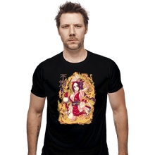 Load image into Gallery viewer, Shirts Fitted Shirts, Mens / Small / Black Fire Ninja Mai