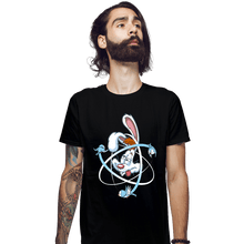 Load image into Gallery viewer, Daily_Deal_Shirts Fitted Shirts, Mens / Small / Black Cartoon Science