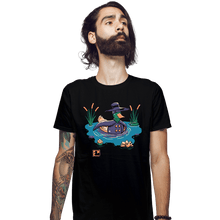 Load image into Gallery viewer, Secret_Shirts Fitted Shirts, Mens / Small / Black The Dark Duck
