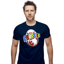 Load image into Gallery viewer, Shirts Fitted Shirts, Mens / Small / Navy Law Of Surprise