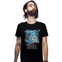 Load image into Gallery viewer, Shirts Fitted Shirts, Mens / Small / Black To Infinity And Beyond