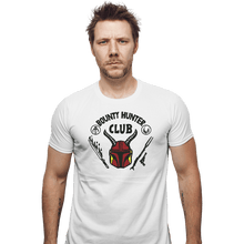 Load image into Gallery viewer, Daily_Deal_Shirts Fitted Shirts, Mens / Small / White Bounty Hunter Club