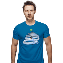 Load image into Gallery viewer, Shirts Fitted Shirts, Mens / Small / Sapphire Goku Way