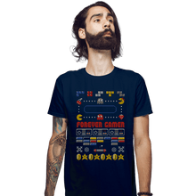 Load image into Gallery viewer, Shirts Fitted Shirts, Mens / Small / Navy A Very Gamer Christmas