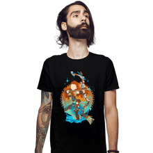 Load image into Gallery viewer, Shirts Fitted Shirts, Mens / Small / Black Savior From Another World Aloy