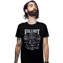 Load image into Gallery viewer, Shirts Fitted Shirts, Mens / Small / Black Apocalyptic