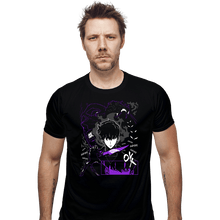 Load image into Gallery viewer, Daily_Deal_Shirts Fitted Shirts, Mens / Small / Black Shadow Monarch