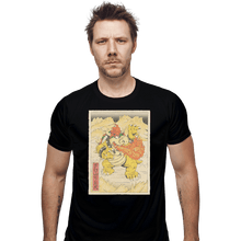 Load image into Gallery viewer, Shirts Fitted Shirts, Mens / Small / Black Bowser