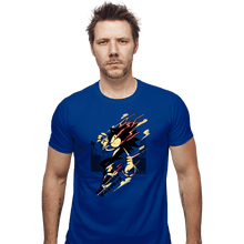 Load image into Gallery viewer, Daily_Deal_Shirts Fitted Shirts, Mens / Small / Royal Blue Fastest Dude