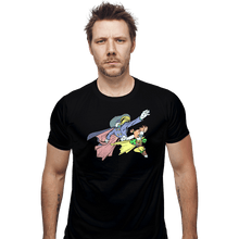 Load image into Gallery viewer, Daily_Deal_Shirts Fitted Shirts, Mens / Small / Black The Duck Knight