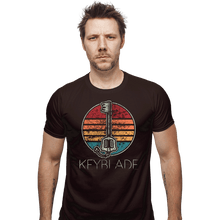 Load image into Gallery viewer, Shirts Fitted Shirts, Mens / Small / Dark Chocolate Vintage Keyblade