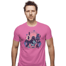 Load image into Gallery viewer, Daily_Deal_Shirts Fitted Shirts, Mens / Small / Azalea Hocus Pawcus