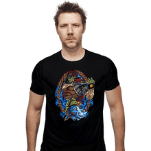 Load image into Gallery viewer, Daily_Deal_Shirts Fitted Shirts, Mens / Small / Black Ganondorf Crest