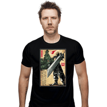 Load image into Gallery viewer, Daily_Deal_Shirts Fitted Shirts, Mens / Small / Black Welcome Back To Midgar