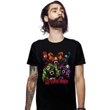 Load image into Gallery viewer, Secret_Shirts Fitted Shirts, Mens / Small / Black Morgue Stars Sale