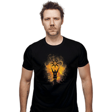 Load image into Gallery viewer, Shirts Fitted Shirts, Mens / Small / Black Praise the Sun