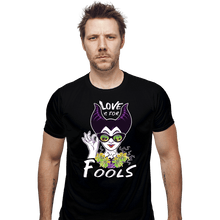 Load image into Gallery viewer, Daily_Deal_Shirts Fitted Shirts, Mens / Small / Black Love Is For Fools