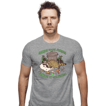 Load image into Gallery viewer, Daily_Deal_Shirts Fitted Shirts, Mens / Small / Sports Grey Garbage In The Streets