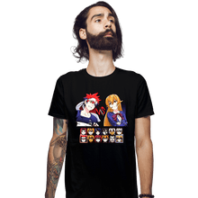 Load image into Gallery viewer, Shirts Fitted Shirts, Mens / Small / Black Foodwars