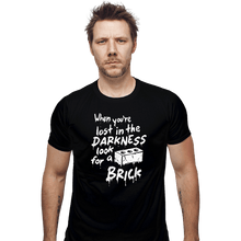 Load image into Gallery viewer, Secret_Shirts Fitted Shirts, Mens / Small / Black Look For A Brick
