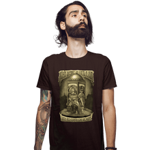 Load image into Gallery viewer, Shirts Fitted Shirts, Mens / Small / Dark Chocolate Be A Kid