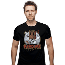 Load image into Gallery viewer, Daily_Deal_Shirts Fitted Shirts, Mens / Small / Black Read Me