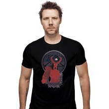 Load image into Gallery viewer, Shirts Fitted Shirts, Mens / Small / Black Infernal boy