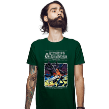 Load image into Gallery viewer, Secret_Shirts Fitted Shirts, Mens / Small / Irish Green Airships & Summons