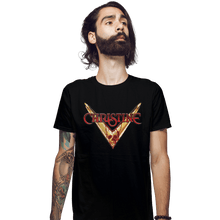 Load image into Gallery viewer, Shirts Fitted Shirts, Mens / Small / Black Christine