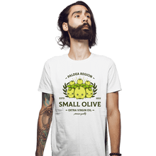 Load image into Gallery viewer, Shirts Fitted Shirts, Mens / Small / White Small Olive