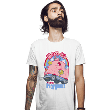 Load image into Gallery viewer, Daily_Deal_Shirts Fitted Shirts, Mens / Small / White Pink Hype!