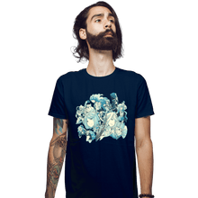 Load image into Gallery viewer, Shirts Fitted Shirts, Mens / Small / Navy Protect The Future