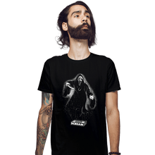Load image into Gallery viewer, Daily_Deal_Shirts Fitted Shirts, Mens / Small / Black Glow In The Dark GhostFace