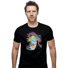 Load image into Gallery viewer, Shirts Fitted Shirts, Mens / Small / Black Sunset On Scarif
