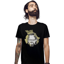 Load image into Gallery viewer, Shirts Fitted Shirts, Mens / Small / Black The Dude Abides