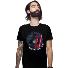 Load image into Gallery viewer, Daily_Deal_Shirts Fitted Shirts, Mens / Small / Black Never The Jedi