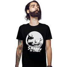 Load image into Gallery viewer, Shirts Fitted Shirts, Mens / Small / Black The Shadow Of Courage