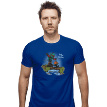 Load image into Gallery viewer, Shirts Fitted Shirts, Mens / Small / Royal Blue Boba And Fennec

