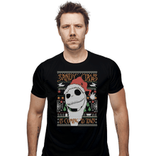 Load image into Gallery viewer, Shirts Fitted Shirts, Mens / Small / Black Sandy Claws