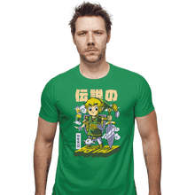 Load image into Gallery viewer, Daily_Deal_Shirts Fitted Shirts, Mens / Small / Irish Green Lil' Legend