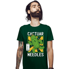 Load image into Gallery viewer, Shirts Fitted Shirts, Mens / Small / Irish Green Cactuar