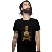 Load image into Gallery viewer, Shirts Fitted Shirts, Mens / Small / Black Replicants