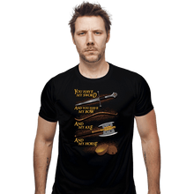 Load image into Gallery viewer, Daily_Deal_Shirts Fitted Shirts, Mens / Small / Black Holy Ring