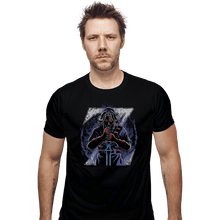 Load image into Gallery viewer, Daily_Deal_Shirts Fitted Shirts, Mens / Small / Black Hero's Shadow