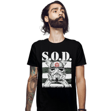 Load image into Gallery viewer, Shirts Fitted Shirts, Mens / Small / Black S.O.D.