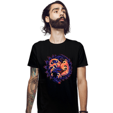 Load image into Gallery viewer, Daily_Deal_Shirts Fitted Shirts, Mens / Small / Black Wave Of Destruction