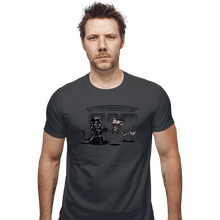 Load image into Gallery viewer, Secret_Shirts Fitted Shirts, Mens / Small / Charcoal Cat Vader