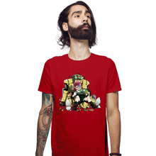 Load image into Gallery viewer, Secret_Shirts Fitted Shirts, Mens / Small / Red Robo Upgrade