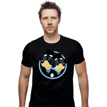 Load image into Gallery viewer, Daily_Deal_Shirts Fitted Shirts, Mens / Small / Black The Bluesy Brothers