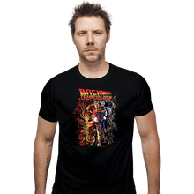 Load image into Gallery viewer, Secret_Shirts Fitted Shirts, Mens / Small / Black Back To The Upside Down